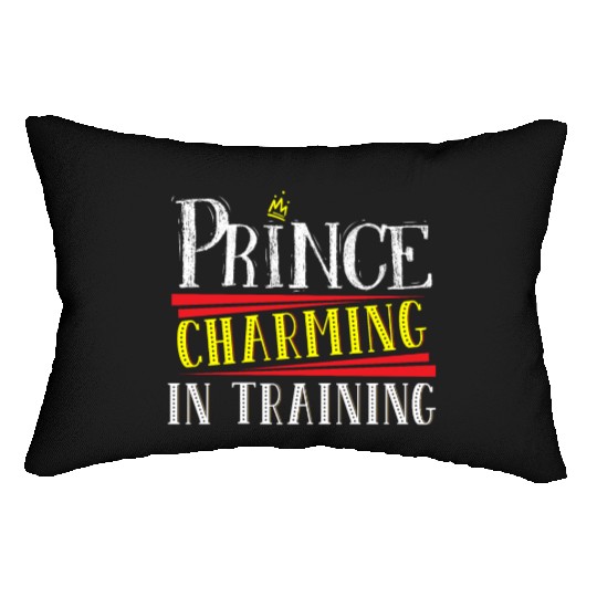 Prince Charming In Training Crown King Queen Lumbar Pillows