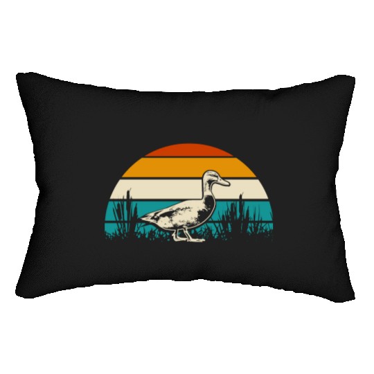 Duck hunting animal welfare gift idea Lumbar Pillows