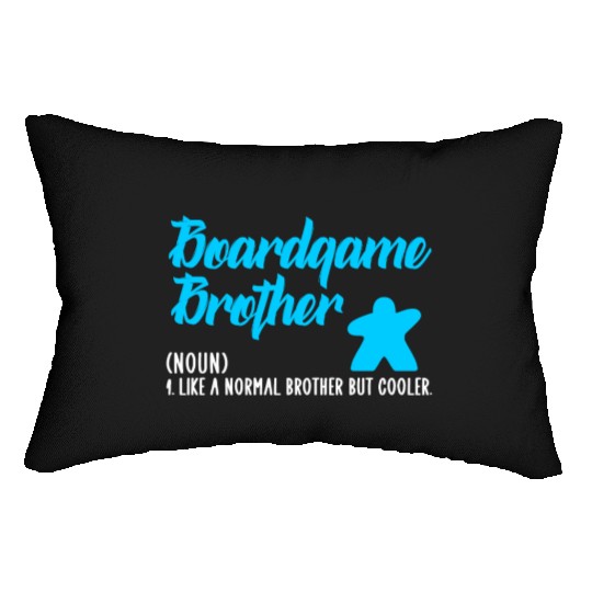 boardgame brother Lumbar Pillows
