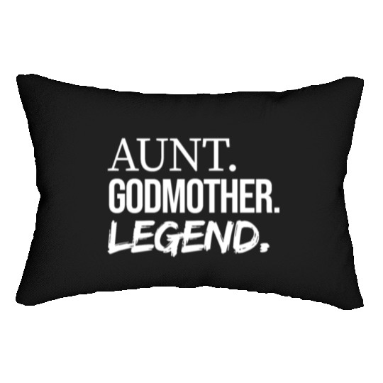 Aunt Godmother Legend, Funny Favorite Aunt Lumbar Pillows
