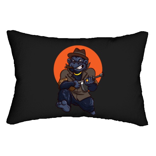 Animal Gorilla Kingpin Lumbar Pillows