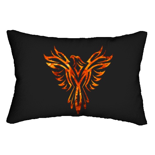 Tribal Fire Phoenix Rising Lumbar Pillows