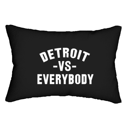 Detroit VS Everybody Lumbar Pillows