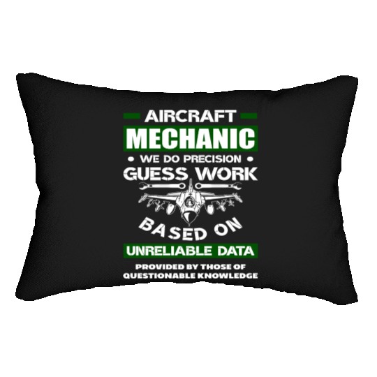 Proud Aircraft Mechanic Gift Lumbar Pillows