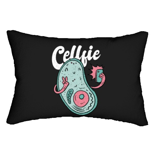 Cell That A Cellfie Makes For Biology Teachers Lumbar Pillows