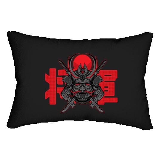 samurai shogun Lumbar Pillows