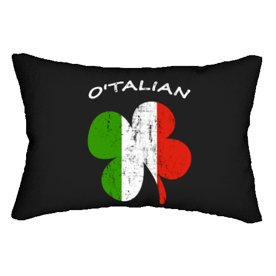 O'talian Funny Italian Irish, St Patricks Day Lumbar Pillows