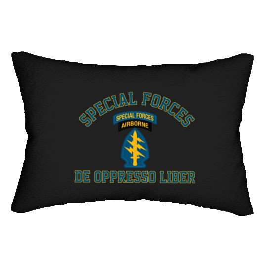 Army Special Forces Green Beret Lumbar Pillows