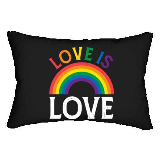 Love is Love - LGBTQ Lumbar Pillows