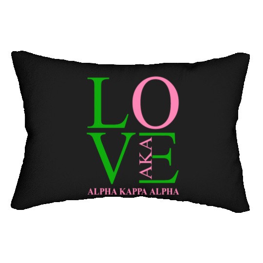 Aka Lumbar Pillows Love Sorority Gift Alpha Kappa Aka Parap
