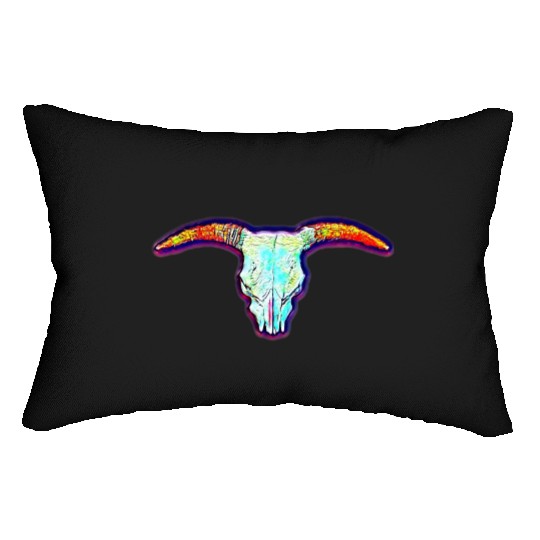 Cow skull Lumbar Pillows
