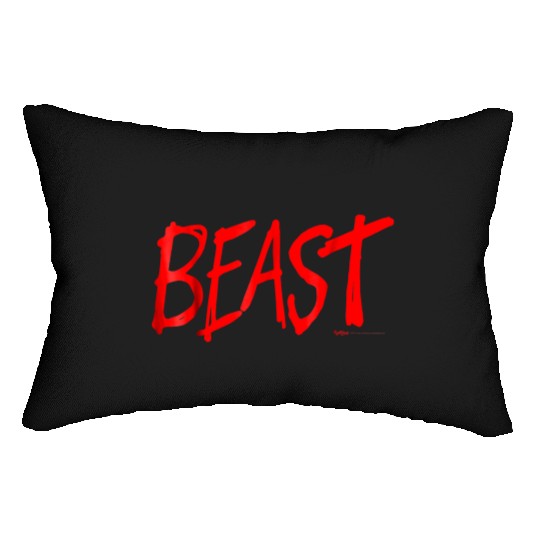 Beast Work Out Weight Lifting Gym Lumbar Pillows