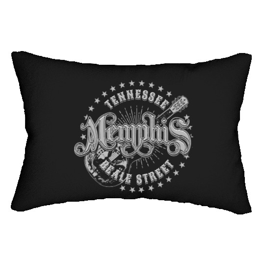 Memphis Tennessee Beale Street Lumbar Pillows