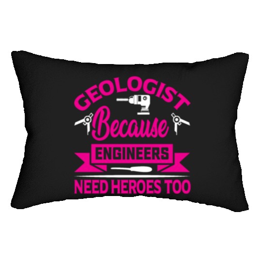 Geologist Geologist Technician Heroes Earth Lumbar Pillows