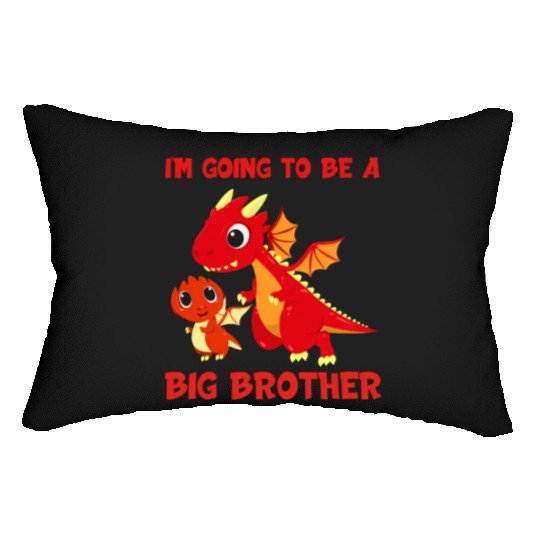 I'm Going To Be A Big Brother Dragon Soon I Am Bro Lumbar Pillows