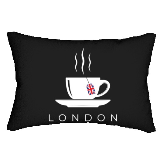 London English Tea England Union Jack British Gift Lumbar Pillows