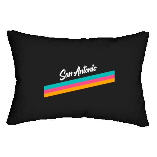 San Antonio Spurs logo Lumbar Pillows
