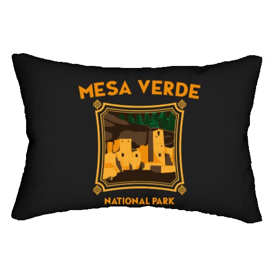 Mesa Verde National Park Novelty Graphic Design Lumbar Pillows