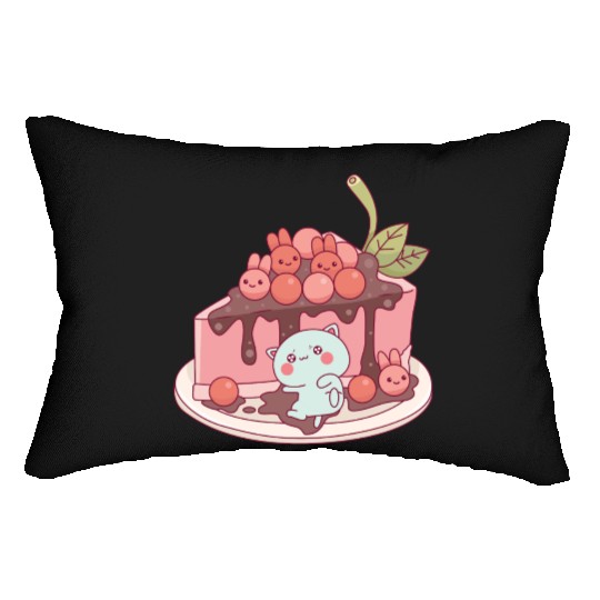 Cute Sweet Cake Lumbar Pillows