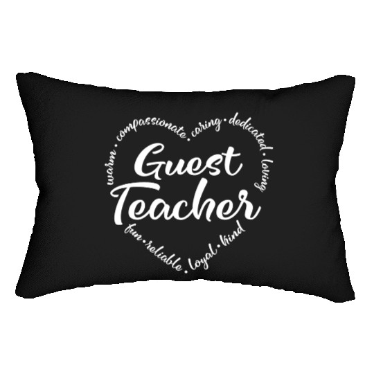 Guest teacher, Substitute teacher Lumbar Pillows