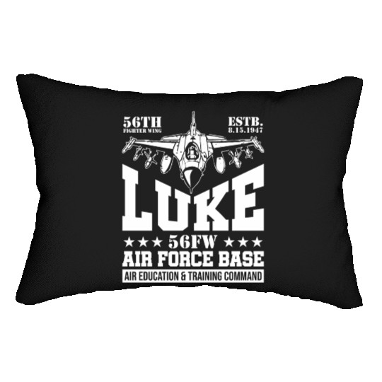 Luke Air Force Base USAF F35 Fighter Wing Lumbar Pillows
