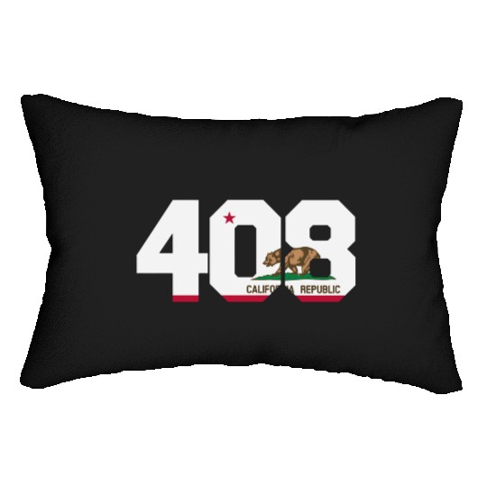 Area Code 408 San Jose California Lumbar Pillows