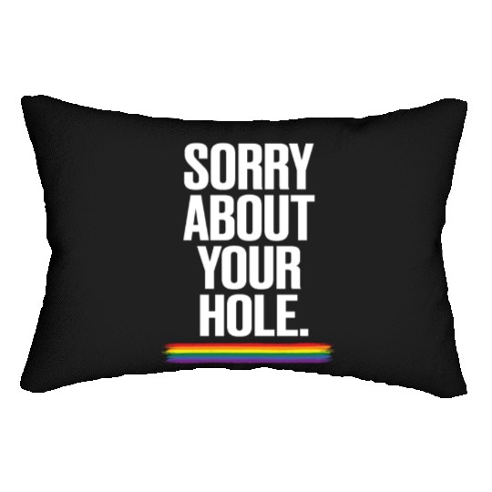 Gay Couple Homosexual LGBTQ Queer Pride Lumbar Pillows