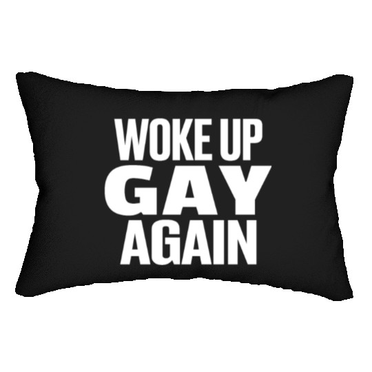 Gay Couple Homosexual LGBTQ Queer Pride Lumbar Pillows