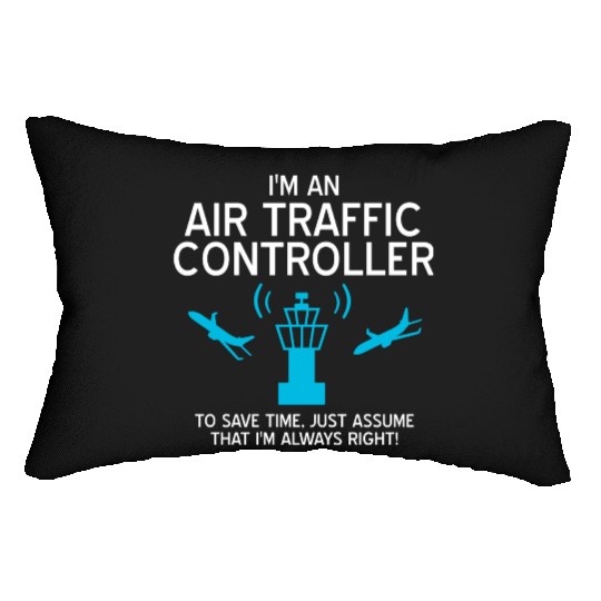 Air Traffic Controller ATC Air Traffic Control Lumbar Pillows