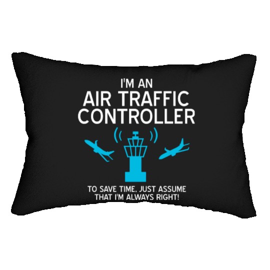 Air Traffic Controller ATC Air Traffic Control Lumbar Pillows