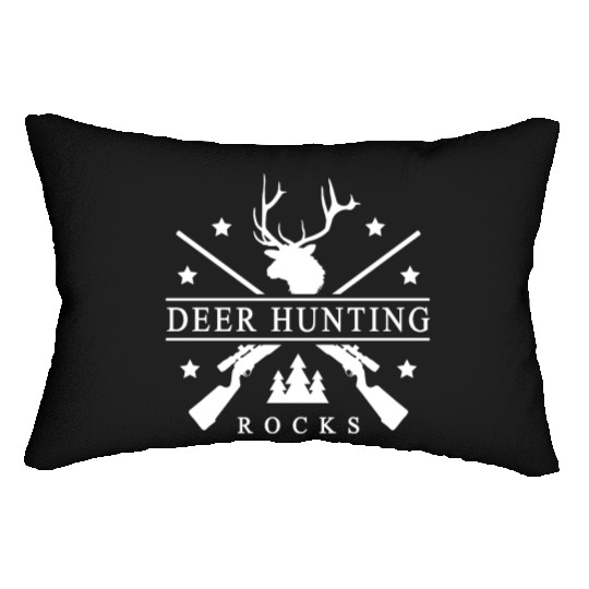 Deer Hunting Rocks | Hunt Lumbar Pillows