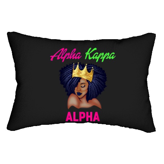 Alpha Kappa AKA Sorority Paraphernalia christmas p Lumbar Pillows