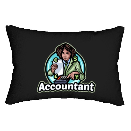 Accountant - Count your Money Lumbar Pillows