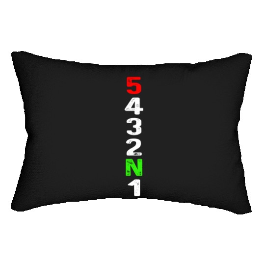 Motorcycle gear shift racing biker heartbeat Lumbar Pillows