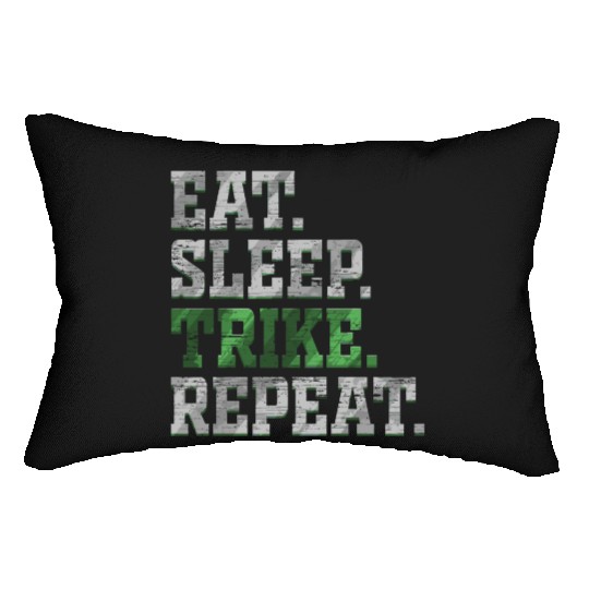 Eat Sleep Trike Repeat Motorcycle Triker Biker Gif Lumbar Pillows