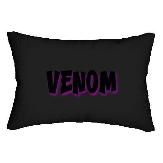 Venom | Neon Hot Pink Shadow Lumbar Pillows