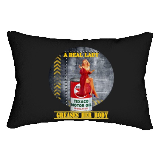 A real lady, texaco Lumbar Pillows