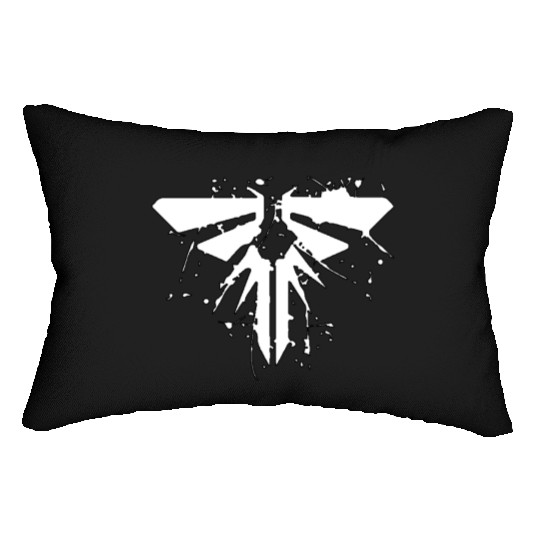 the last of us fireflies ellie joel abby Lumbar Pillows