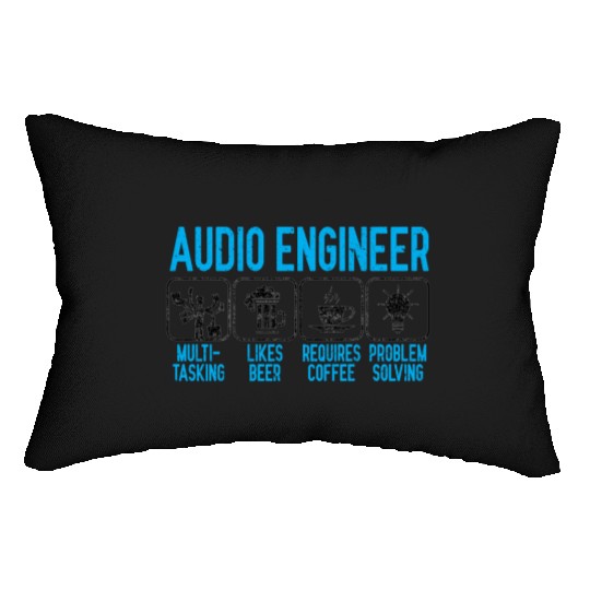 Audio Engineer Daily Plan Sound Engineer Audio Lumbar Pillows