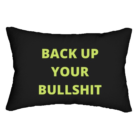 eddie hall back up your bull Lumbar Pillows