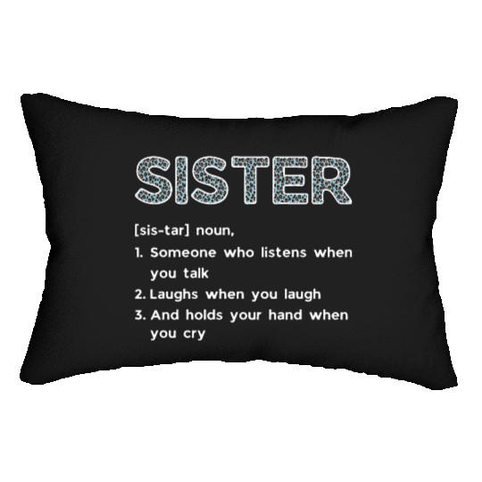 Sister Definition Lumbar Pillows