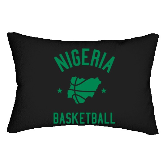 Nigeria basketball Lumbar Pillows