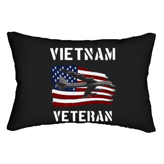 Vietnam Veteran B52 Stratofortress Bomber Plane Us Lumbar Pillows