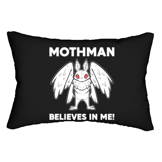 Mothman Believes In Me Lumbar Pillows