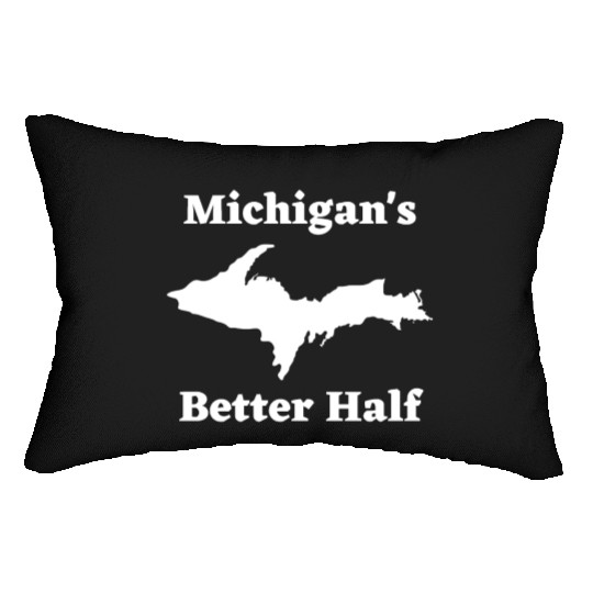 Michigan's Better Half, Upper Peninsula 906 Yooper Lumbar Pillows