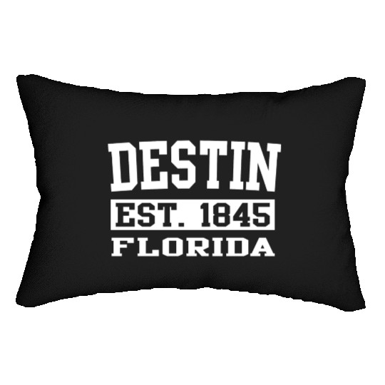 Destin Florida Souvenirs Destin FL Family Vacation Lumbar Pillows
