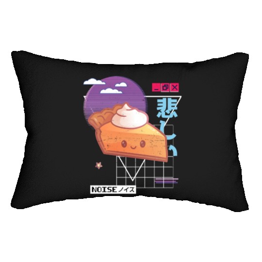 Vaporwave - Kawaii Aesthetic - Japanese Korean - Lumbar Pillows
