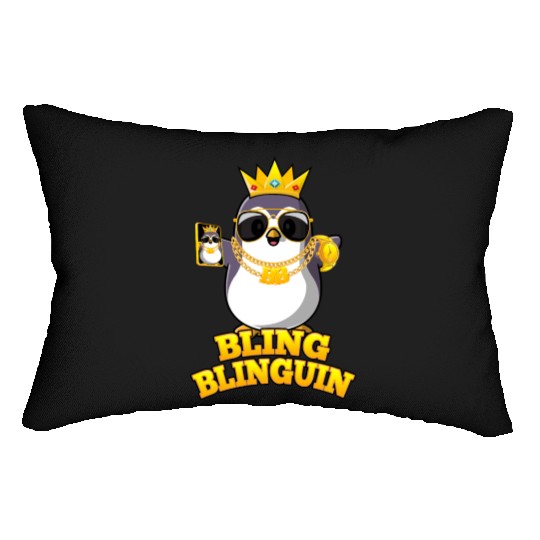 Bling Blinguin Pinguin Lumbar Pillows