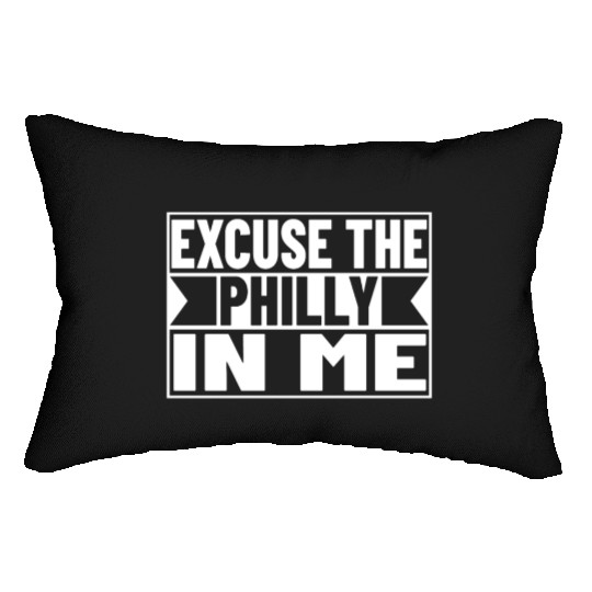 Excuse the Philly in me Costume Lumbar Pillows