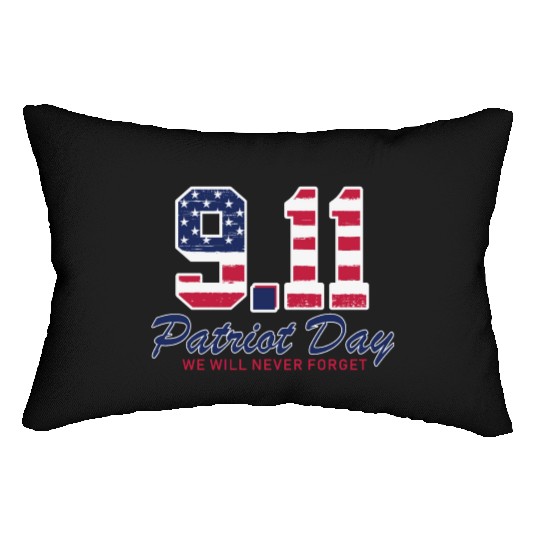 Patriot Day Never Forget 9 11 Anniversary Lumbar Pillows